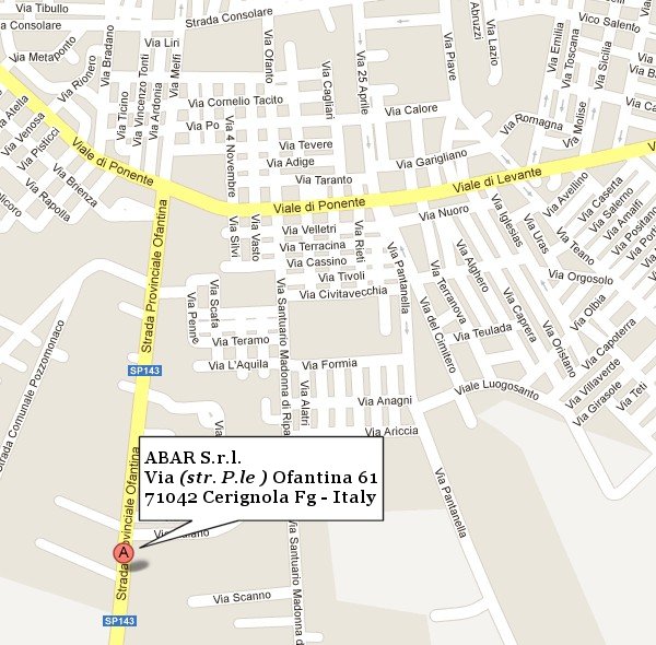 Clicca per ingrandire la mappa di Google